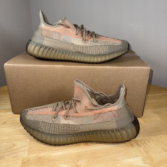 Size 11.5 - Yeezy Boost 350 V2 Sand Taupe Lightly Stepped In main image 8